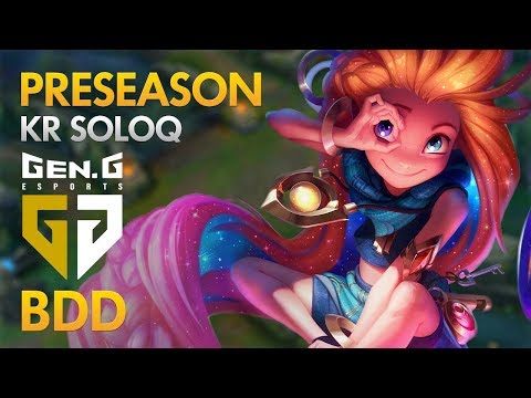 Preseason: Gen.G BDD - Zoe Mid Lane - KDA 10/3/12