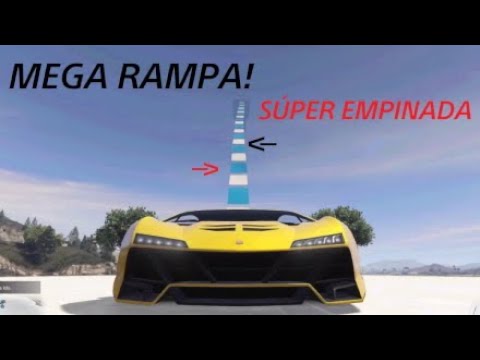 LA MEGA RAMPA MÁS EMPINADA QUE EXISTE!!  - GTA V ONLINE