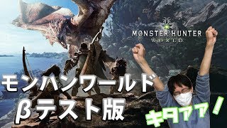 モンスターハンターワールドの体験がついにできるぞぉ～！！！