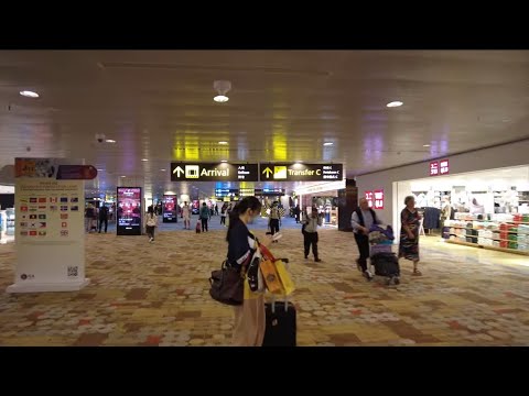 Terminal de chegada do aeroporto de Singapura 1 2023 SIN
