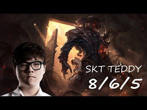 SKT Teddy Stream, Teddy Lucian KDA 8/6/5.