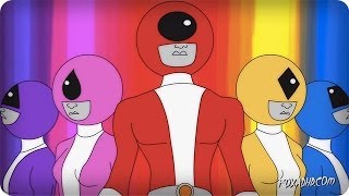 POWER RANGERS AND OLD MAN