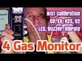 4 Gas Monitor FD 4S USA NIST Calibration