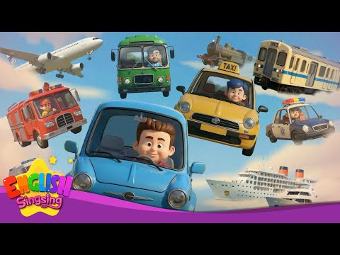 Transportation Song - [Renewal] - Educational Children Song - AI Animation for Kids