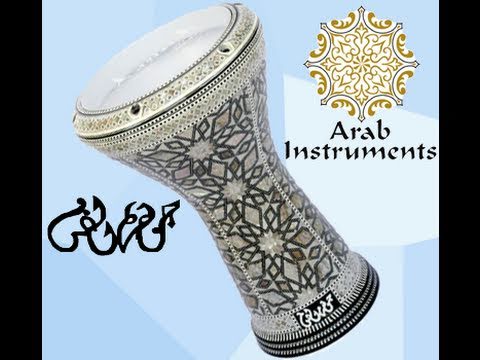 طبلة  Professional Mother of Pearl  Doumbek  -  Doumbek Belly Dance -  Gawharet El Fan Doumbek