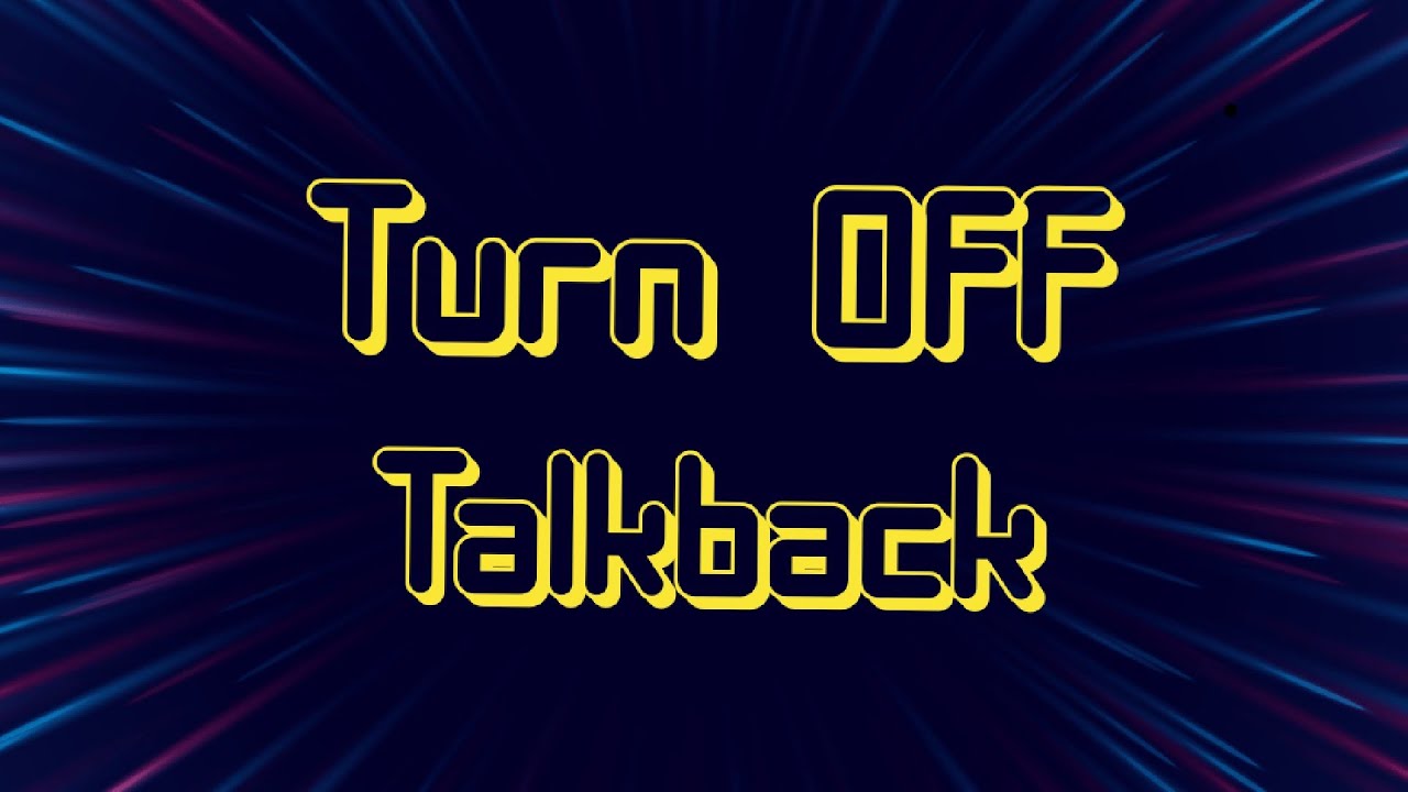 What is the TalkBack switch?