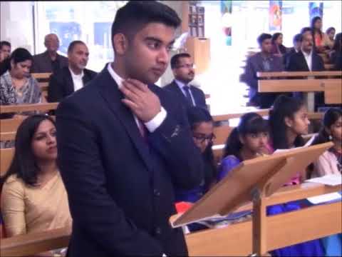 SIMON 18th BIRTHDAY COMMUNION SONG - SUNG BY SIMONVALIPLACKAL