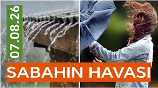Sabah Hava Necə Olacaq? - 07.08.26