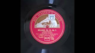 Download lagu HMV78  Tchaikovsky: Melody   Saint-Saëns: The Swan / Micha Elman 1930 mp3