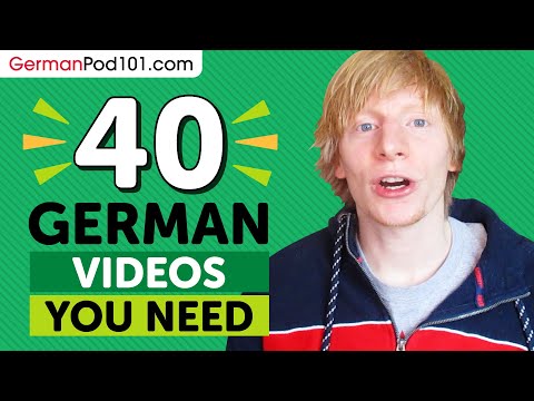 Learn German: 40 Beginner German Videos You Must Watch