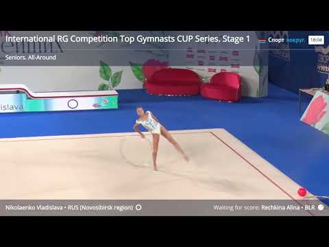 Vladislava Nikolaenko hoop International RG Competition Top Gymnasts Cup Series Stage 1 2025 28.05