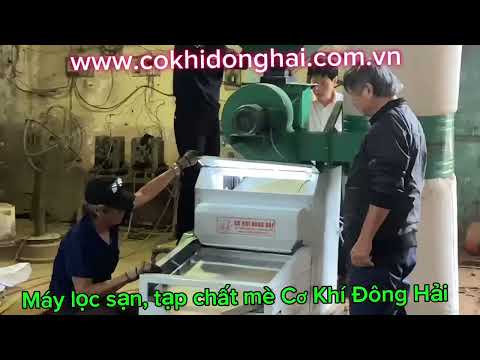 Máy lọc sạn/ tách đá, tạp chất mè, vừng 800 kg/h