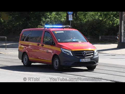 Dresden Fire Department *new* command unit responding | Neuer KdoW BF Dresden FuRW 1 [GER | 6.2021]