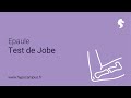 Epaule - Test de Jobe