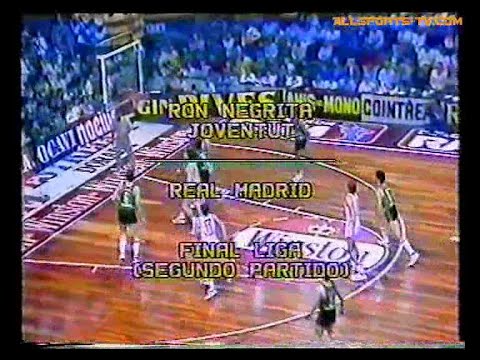 ACB 1984/1985 - Final - 2º Partido - Ron Negrita Joventut - Real Madrid