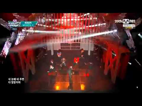 [HD]150514 Monsta X (몬스타엑스)No Exit (출구는 없어) + Trespass (무단침입) live (debut state) on MCD