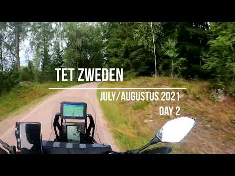 Solo motorcycling TET Sweden, section 1.