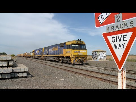 5MP2 Pacific National Steel Train (18/3/2021) - PoathTV Australian Trains & Railways