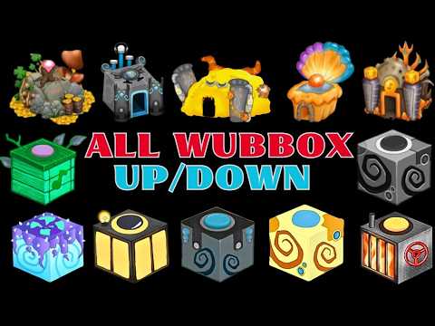 ALL WUBBOX 👾 New Collection  BOXES UP/DOWN ALL ISLANDS  🏝 | My Singing Monsters LIVE