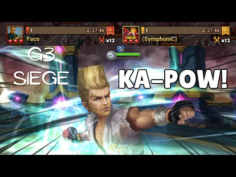 G3 SIEGE : Faco / SymphoniC - I Did Not Expect That From This Light Paul Phoenix! - Summoners War