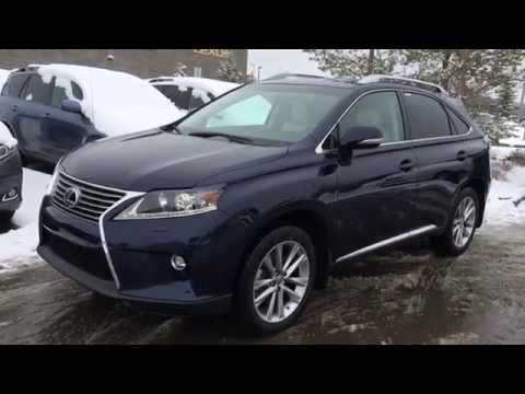 New Blue on Parchment 2015 Lexus RX 350 AWD - Technology Package Review - Northwest Edmonton