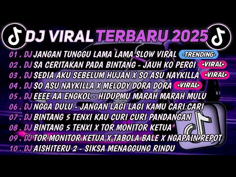 DJ TIKTOK TERBARU 2025🎵DJ JANGAN TUNGGU LAMA LAMA🎵DJ SA CERITAKAN PADA BINTANG BINTANG || FULL ALBUM