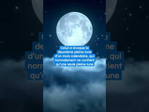 Une Super lune bleue sâannonce, ne la loupez pas !