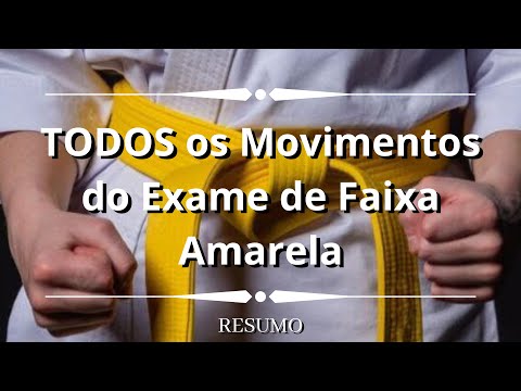 TODOS os Movimentos para o Exame de Faixa Amarela - Karate Shotokan