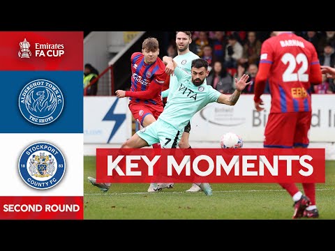 Aldershot Town v Stockport County | Key Moments | Second Round | Emirates FA Cup 2023-24