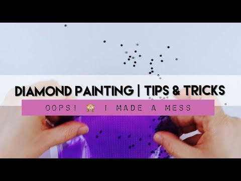 Diamond Painting Tips & Tricks | #52 Picking up Diamonds