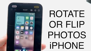 How To Rotate/Flip Photos On iPhone! (2023)