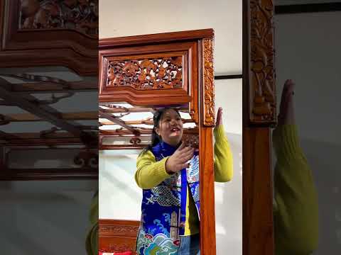 Royal Canopy Bed Design 🔥 #WoodenBed #CanopyBed #LuxuryFurniture