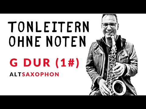 171 Saxophone scales without sheet music - Playing G major on the alto saxophone without sheet mu...