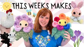 Spring Crochet Patterns!๐ท๐๐ - This Weekโs Makes