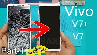 ViVO V7 Plus || Vivo V7 - LCD Display With Touch Screen Digitizer Glass Combo Replacement-Part-1