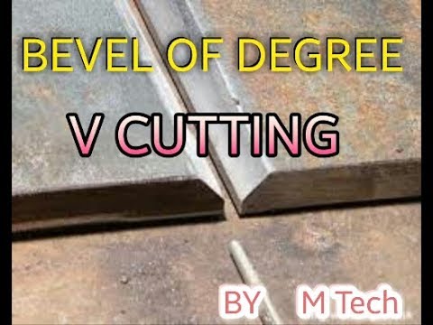 Bevel degree of v cutting formula|| full in Hindi||