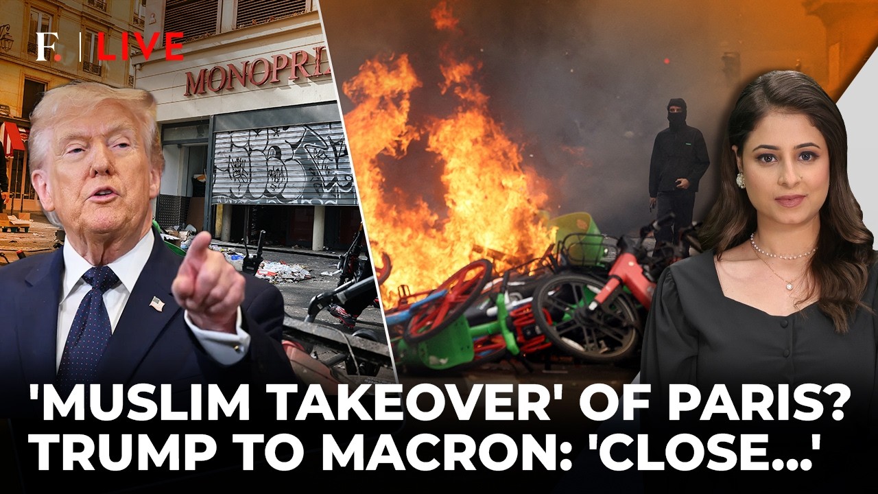 'Shut Borders ASAP!' Trump's 'Paris Muslim City' Warning to Macron Amid France Unrest|Firstpost Live
