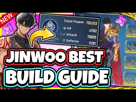 BEST SUNG JINWOO BUILD GUIDE! Artifacts / Stats / Weapons / Gems Power & More [Solo Leveling: Arise]