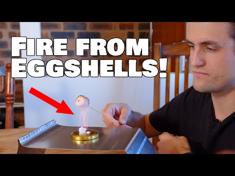 Homemade Fire Gel from Eggshells!
