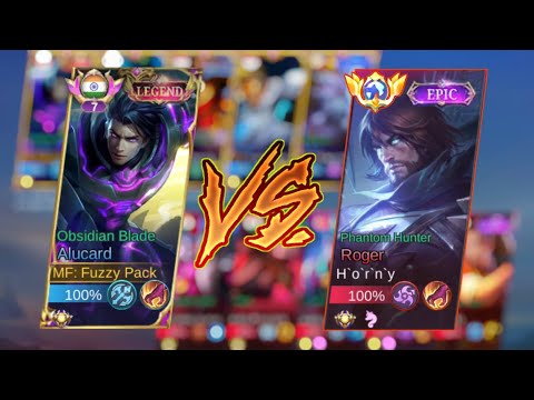 Top India Alucard meet Global Roger in Solo Rank match who will win / Lifesteal vs Attack speed🔥