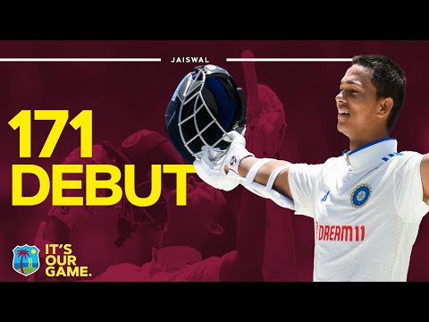Tremendous Debut | Yashasvi Jaiswal Scores Century in First Test Innings | West Indies v India