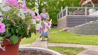 Making Delicious Dinner | Planting Flowers | Garden Chores | Heghineh