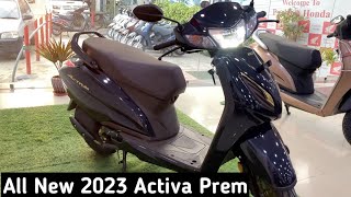 New 2023 Honda Activa Premium Full Review | New Features | New Look | Price