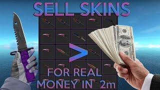 SELL YOUR SKINS IN LESS TEN 2MINUTES ON SKIN.CASH