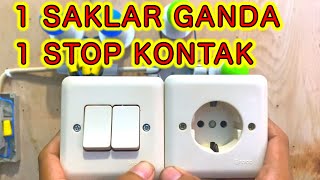 Download lagu Cara Instalasi Listrik Saklar Ganda Dan Stop Kontak mp3
