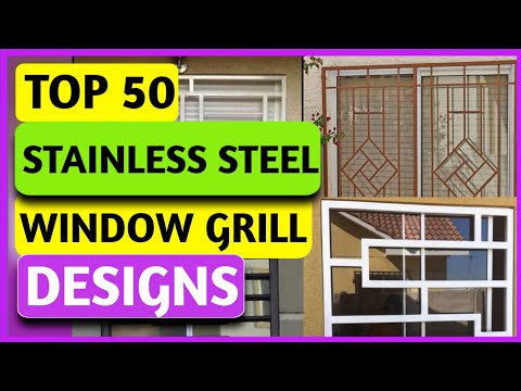 Top Stainless Steel window grill Designs
