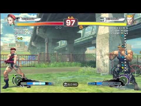 Gentle HIGE (Cammy) vs ACE EIRIN (Guile)
