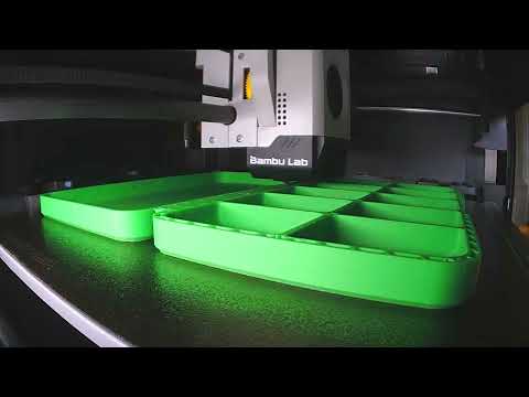 PRINT IN PLACE Large Hinged Box - 10 Compartments