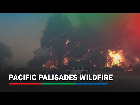 Pacific Palisades wildfire forces mass evacuations as winds fuel rapid spread   ABS-CBN News.mp4