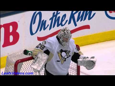 Penguins @ Maple Leafs - Clarke MacArthur Scores - 110226